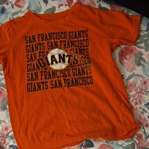 Genuine Merchandise Orange San Francisco Giants Kids Tee